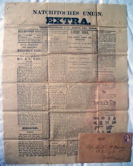 Natchitoches Union Extra, April 1, 1864